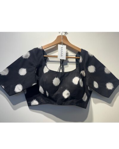 SIZE-40 BLACK IKKAT.