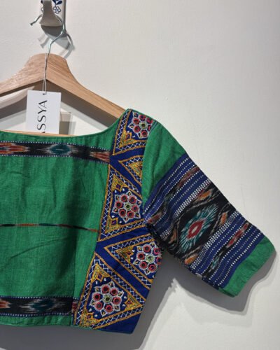 SIZE-34 IKKAT BODY WITH KUTCH PATCH.