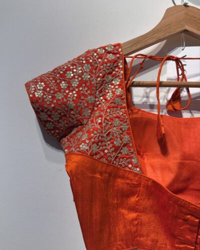 SIZE-32 ORANGE SILK.