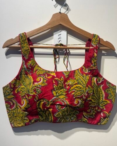 SIZE-36 MUL COTTON RED PRINTED SL.