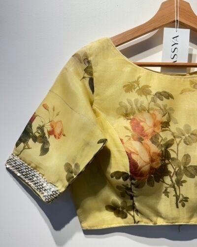 SIZE-38 FLORAL DUST YELLOW.