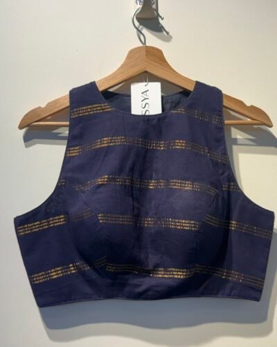 SIZE-38 T-BACK BLUE-BLACK.