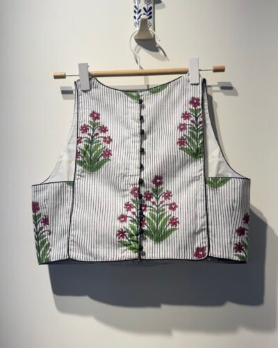 SANGNERI FLORAL STRIPES.